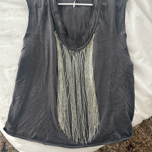 FREE PEOPLE FRINGE YA LATER TOP XL - Picture 5 of 7